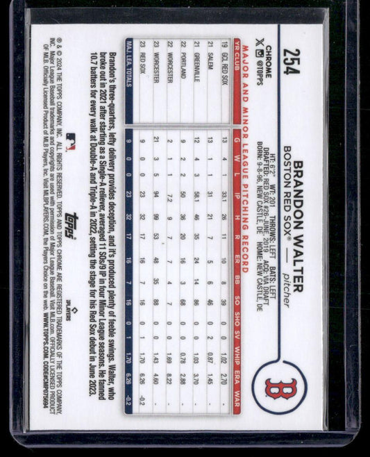 2024 Topps Chrome #254 Brandon Walter Prism Refractors