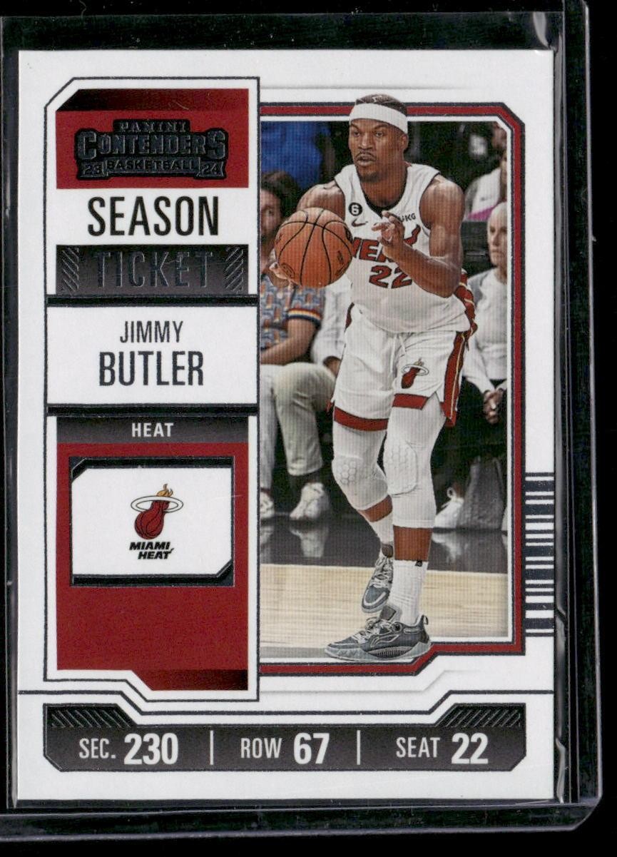2023-24 Panini Contenders #69 Jimmy Butler Season Ticket Retail