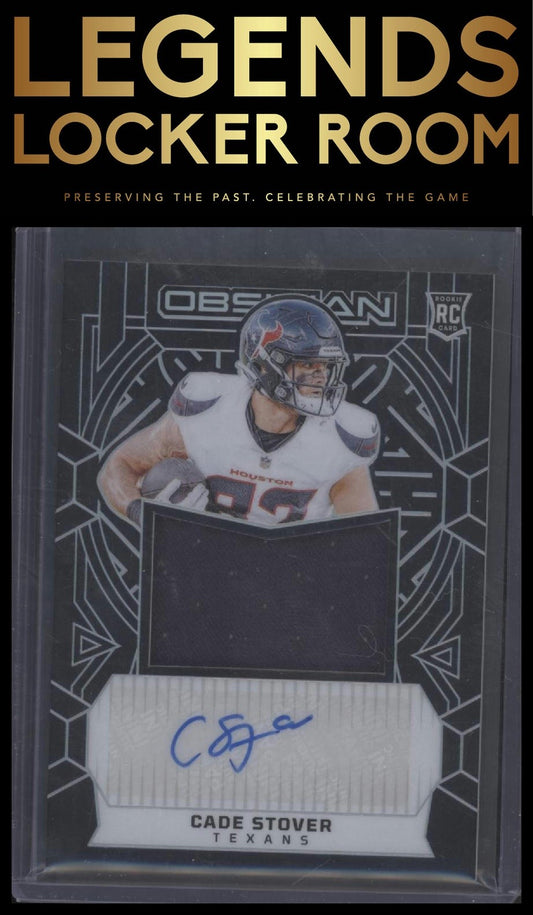 2024 Panini Obsidian Cade Stover Rookie Jumbo Jersey Auto /299