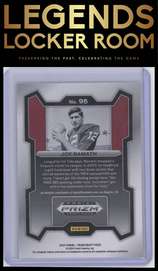 2024 Panini Prizm Draft Picks #96 Joe Namath