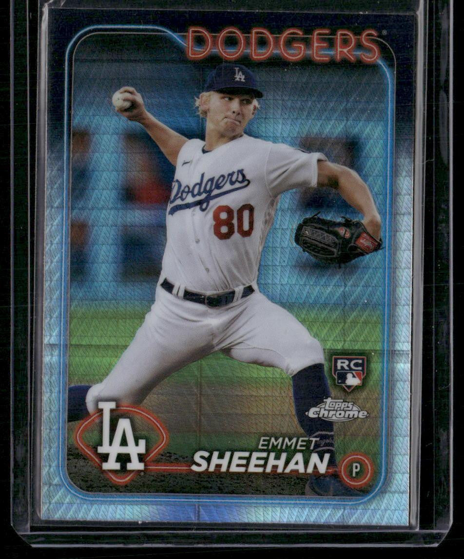 2024 Topps Chrome #221 Emmet Sheehan Prism Refractors