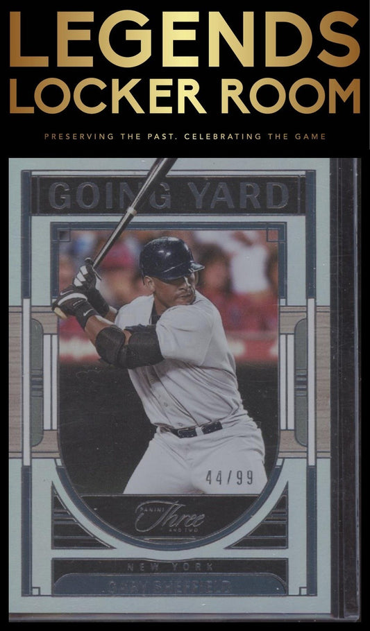 2024 Panini Three and Two #3 Gary Sheffield Going Yard #/99