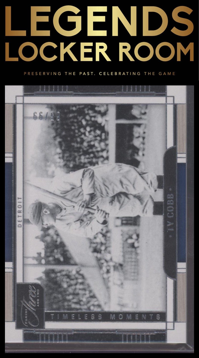 2024 Panini Three and Two #5 Ty Cobb Timeless Moments #/99