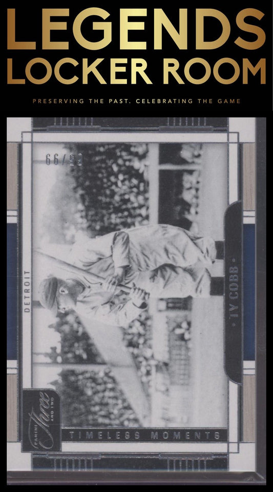 2024 Panini Three and Two #5 Ty Cobb Timeless Moments #/99