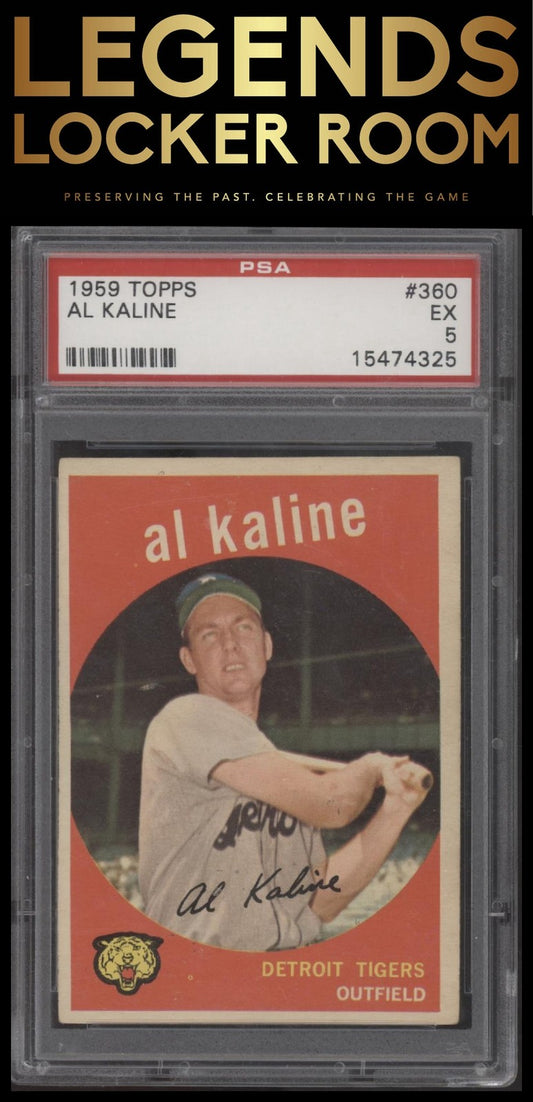 1959 Topps #360 Al Kaline PSA 5