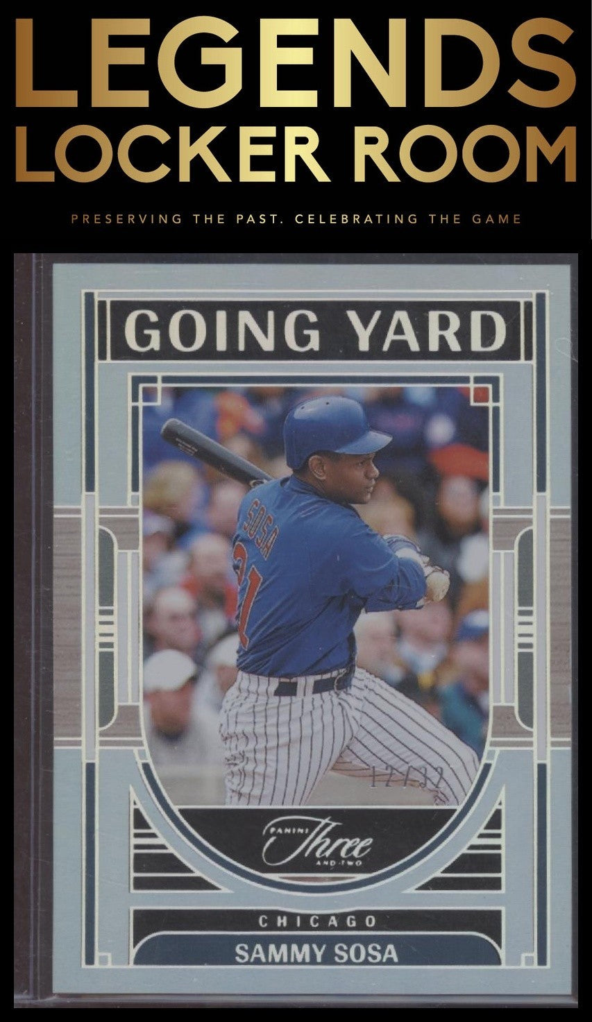 2024 Panini Three and Two #14 Sammy Sosa Going Yard Three and Two #/32
