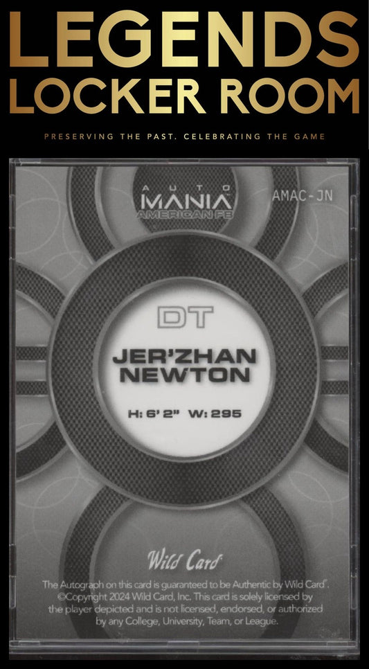2024 Wild Card Automania American Jer'Zhan Newton Circle Kaleidoscope #/3