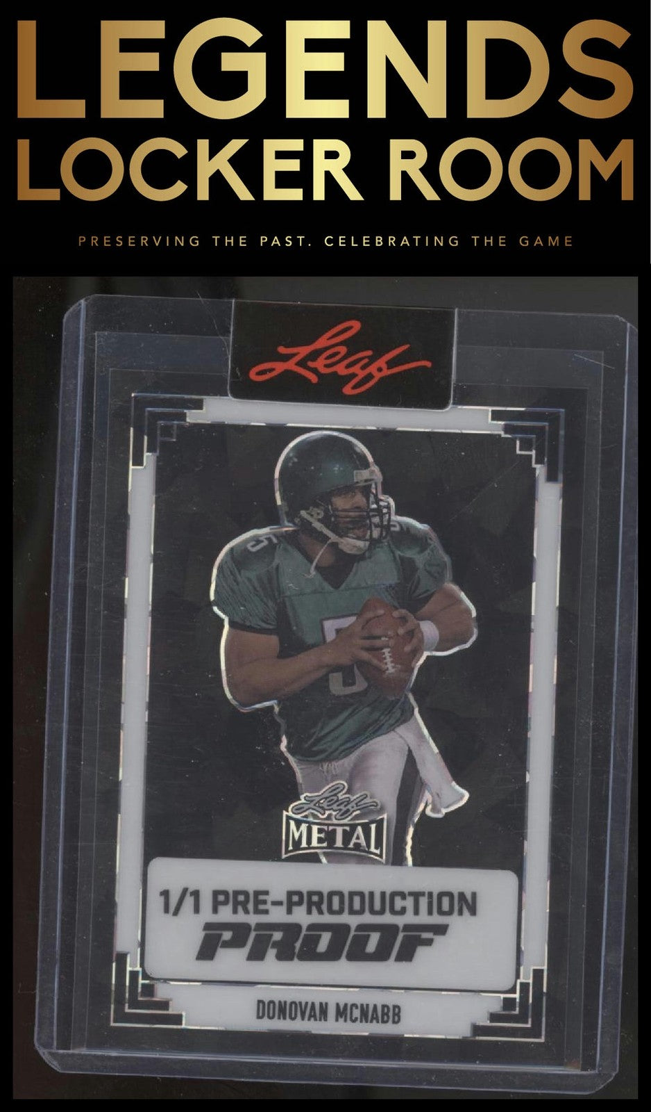 2024 Leaf Metal Donovan McNabb Black #/1