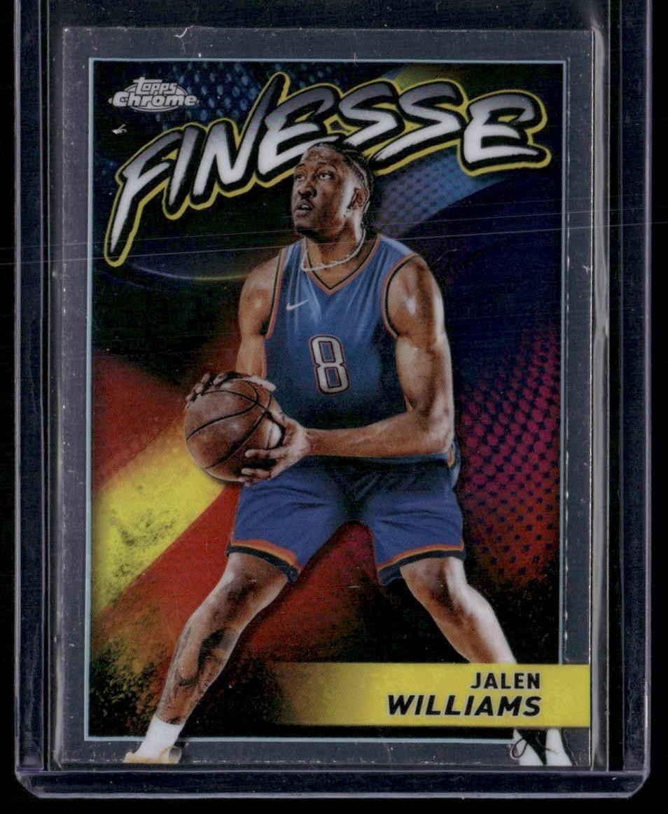 2023-24 Topps Chrome #F-15 Jalen Williams Finesse