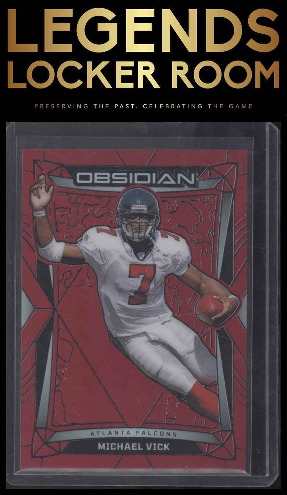 2024 Panini Obsidian Michael Vick Base Red /49