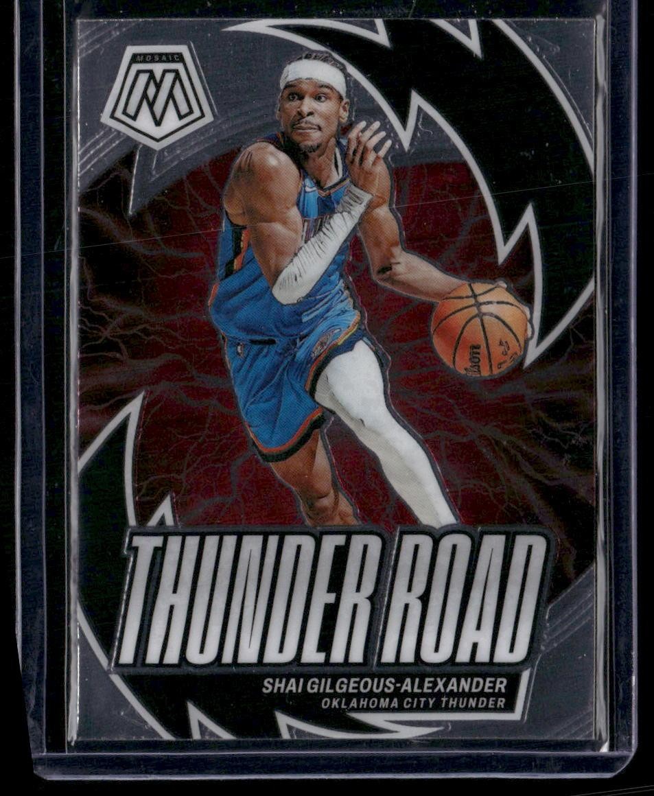 2023-24 Panini Mosaic #4 Shai Gilgeous-Alexander Thunder Road Mosaic
