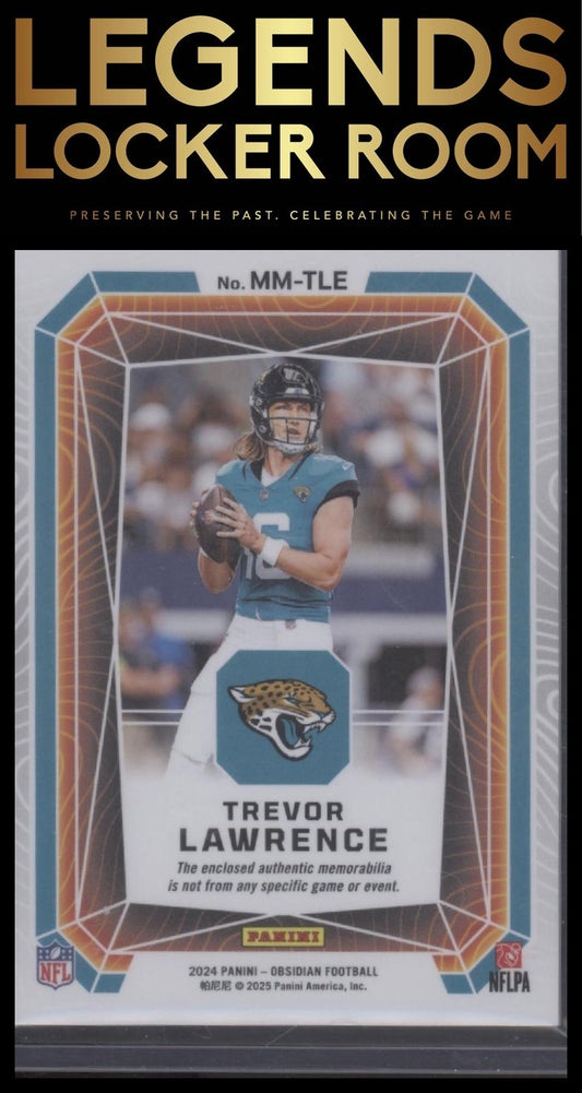 2024 Panini Obsidian - Magmatic Memorabilia #16 Trevor Lawrence