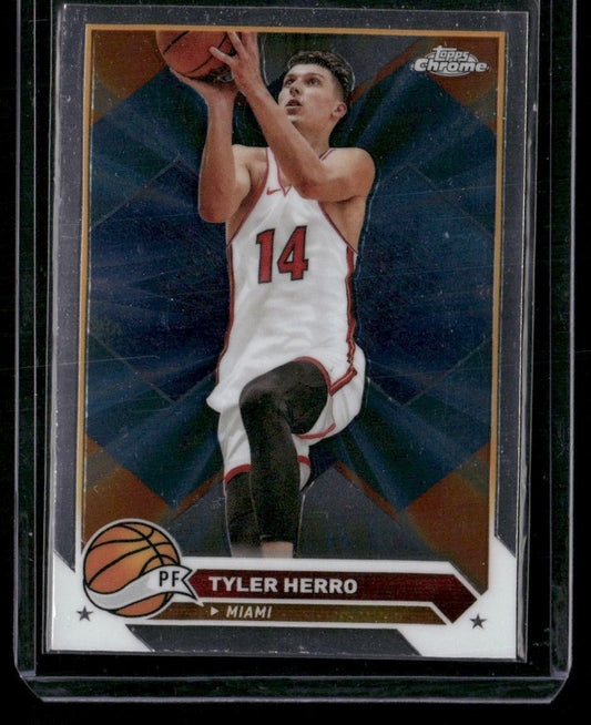 2023-24 Topps Chrome #14 Tyler Herro