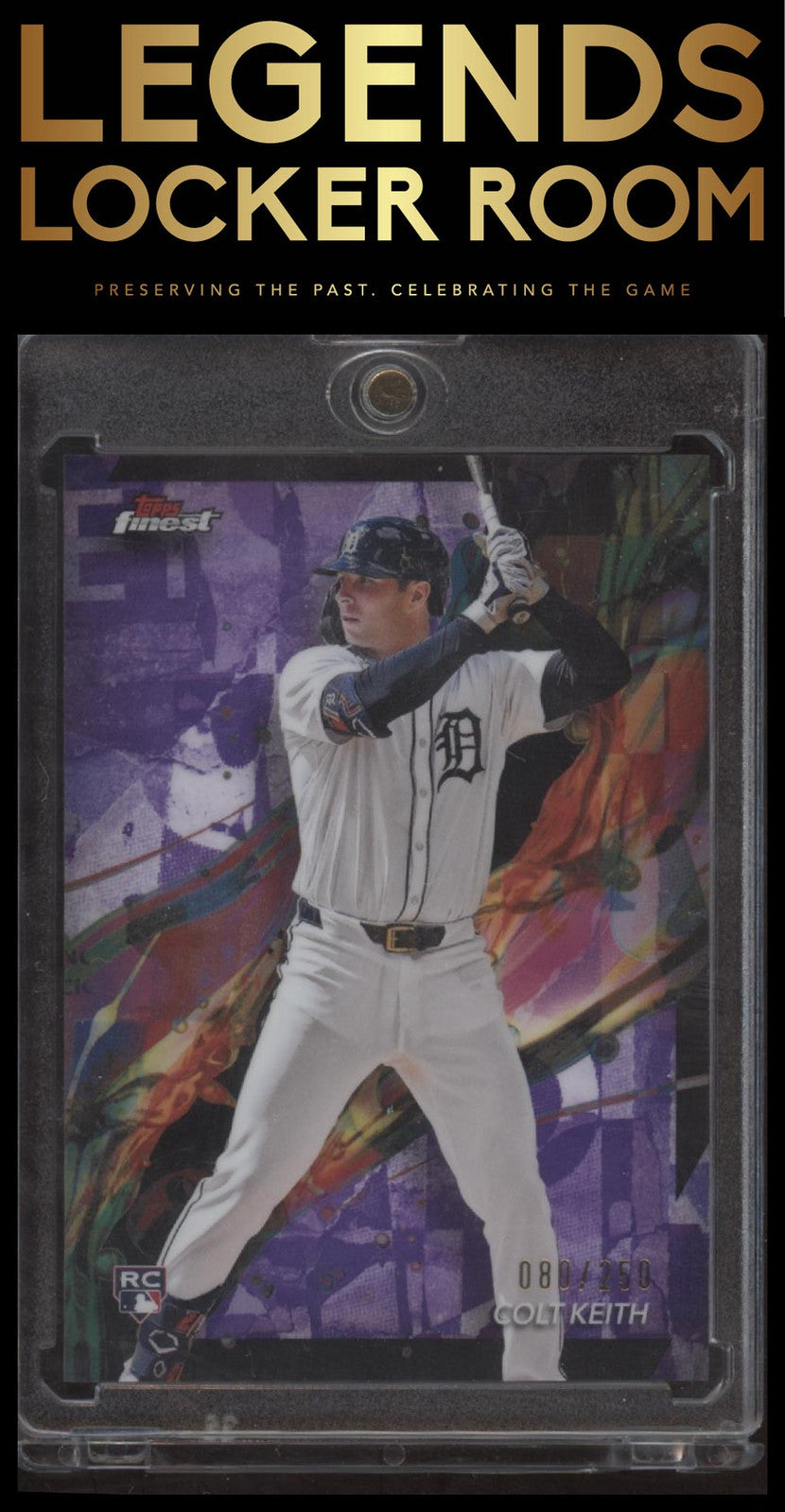 2024 Finest #38 Colt Keith Purple Refractor #/250
