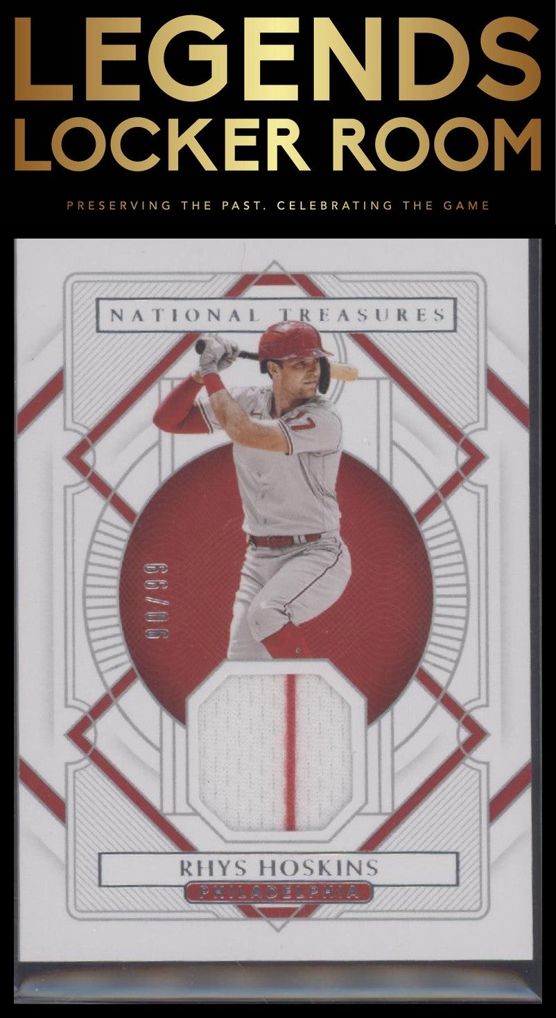 2021 Panini National Treasures #99 Rhys Hoskins #/99