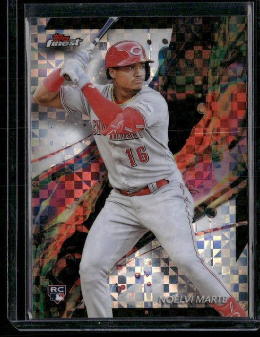 2024 Finest #10 Noelvi Marte Checkerboard Refractors