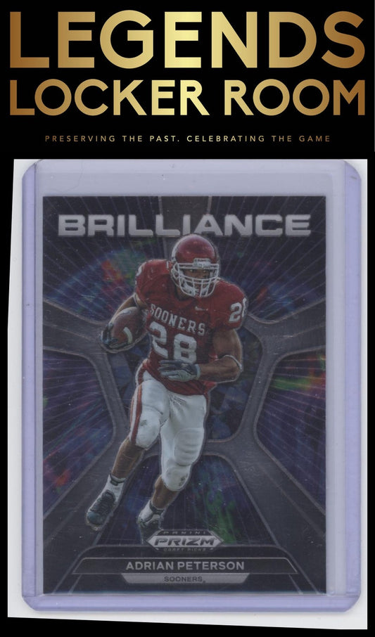2024 Panini Prizm Draft Picks #BR-AP Adrian Peterson Brilliance