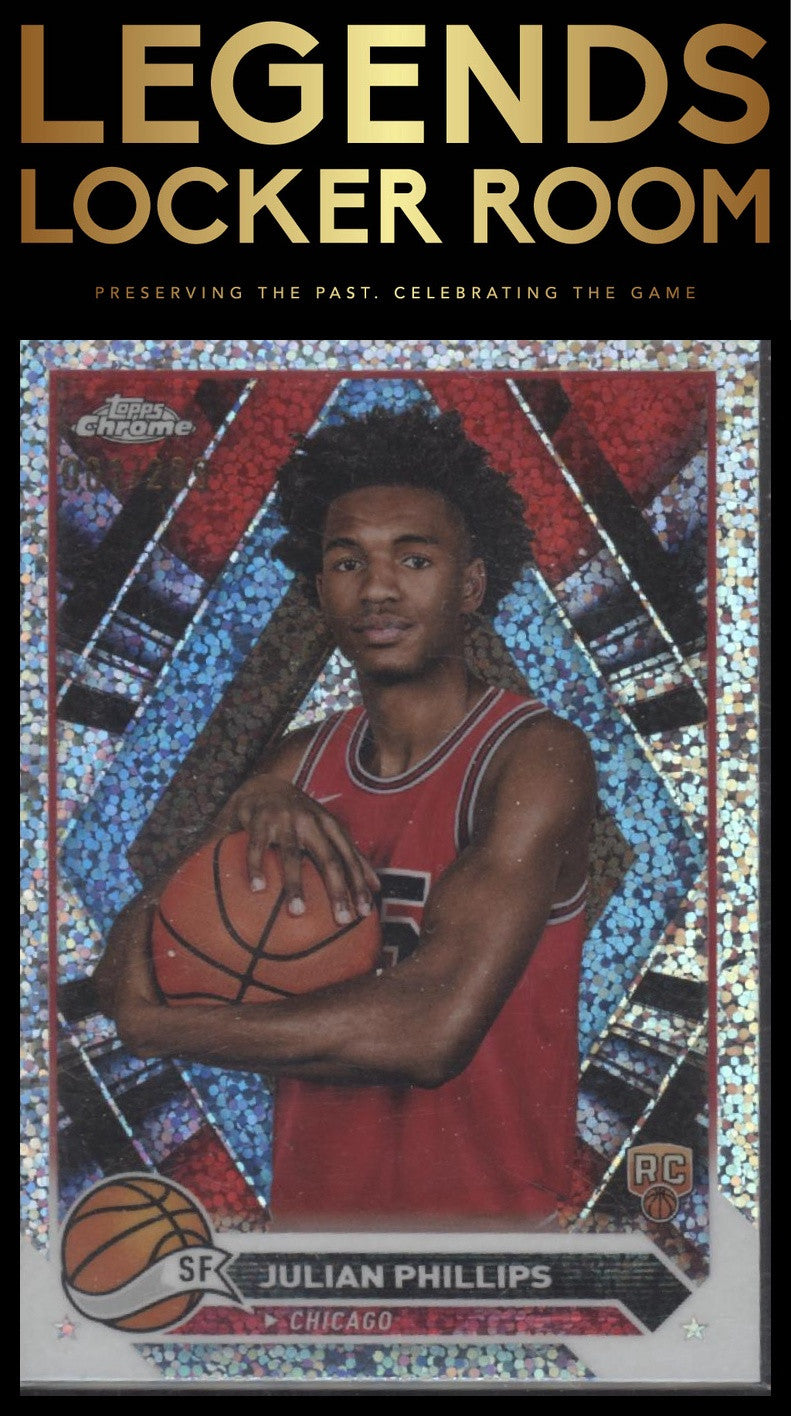 2023-24 Topps Chrome #39 Julian Phillips Speckle Refractors 001/299