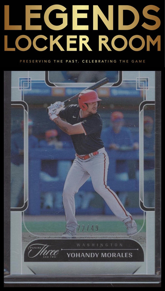 2024 Panini Three and Two #83 Yohandy Morales Holo Silver #/49