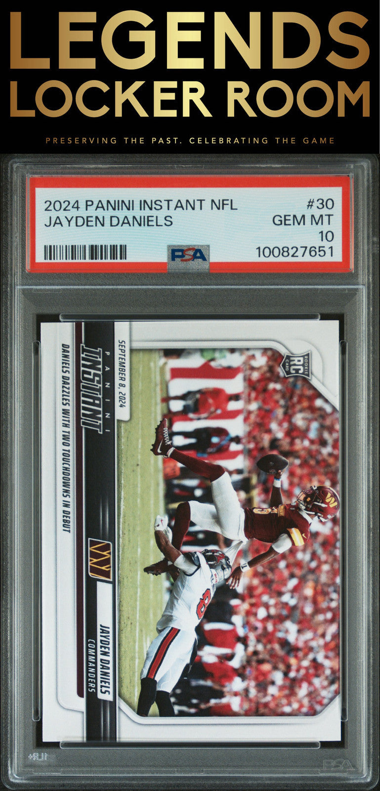 2024 Panini Instant Nfl #30 Jayden Daniels PSA 10
