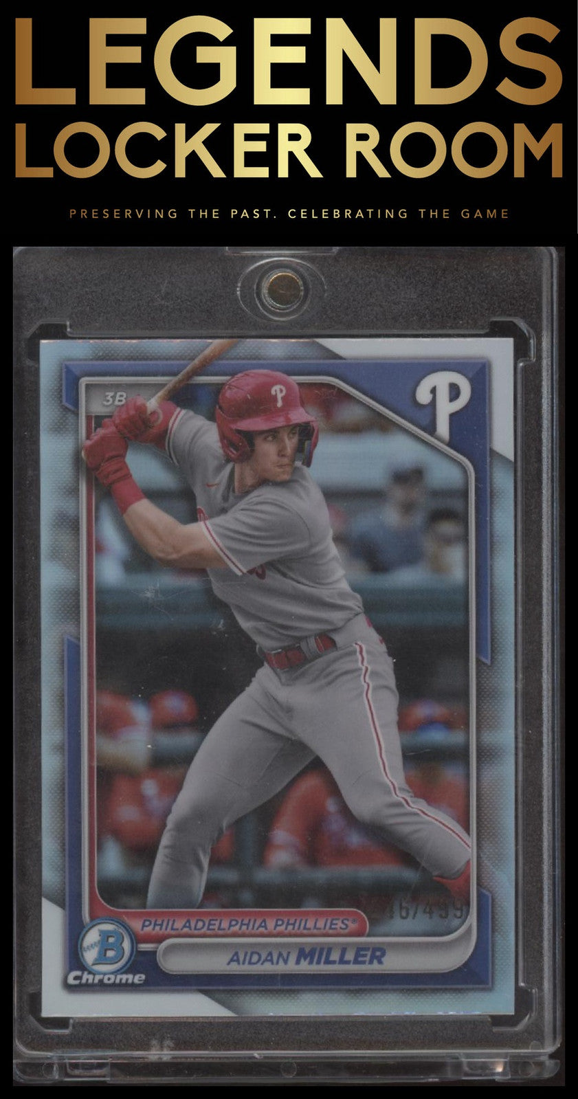 2024 Bowman Chrome #BCP-213 Aidan Miller Prospects Refractors #/499