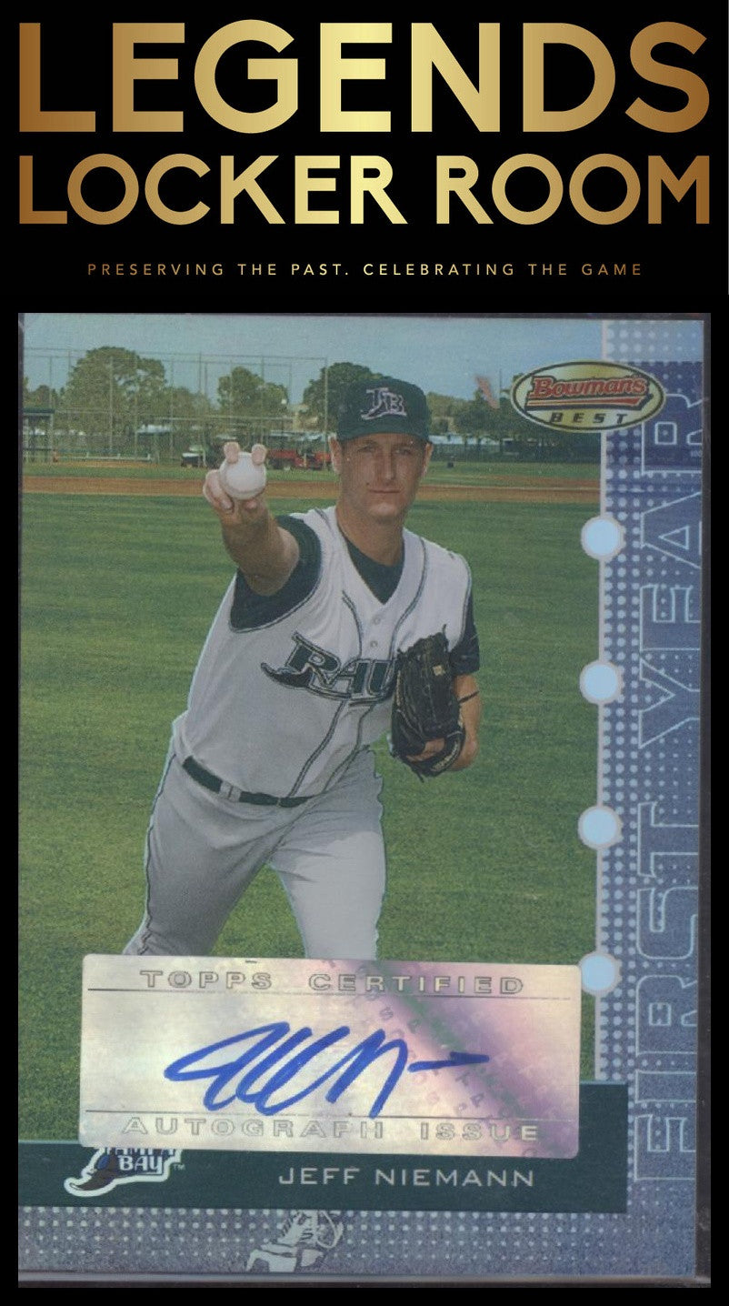 2005 Bowman's Best #109 Jeff Niemann Silver #/99