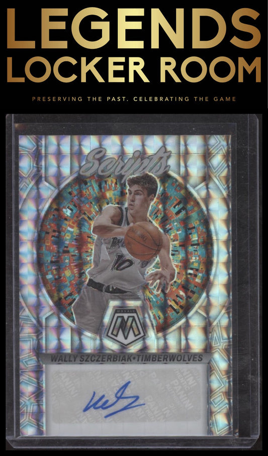 2022-23 Panini Mosaic #MS-SZC Wally Szczerbiak Scripts