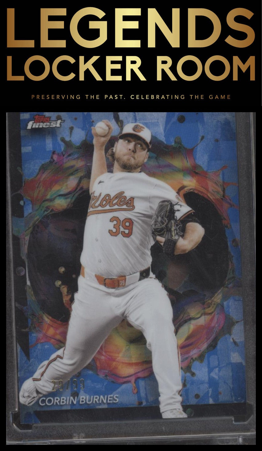 2024 Finest #228 Corbin Burnes Blue Refractors #/99