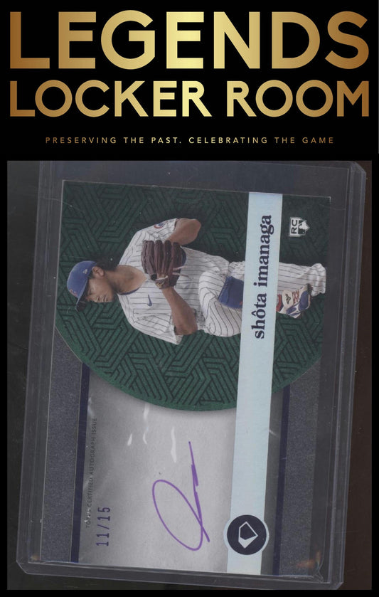 2024 Topps Diamond Icons Shota Imanaga White Polychromatink Purple Ink #/15