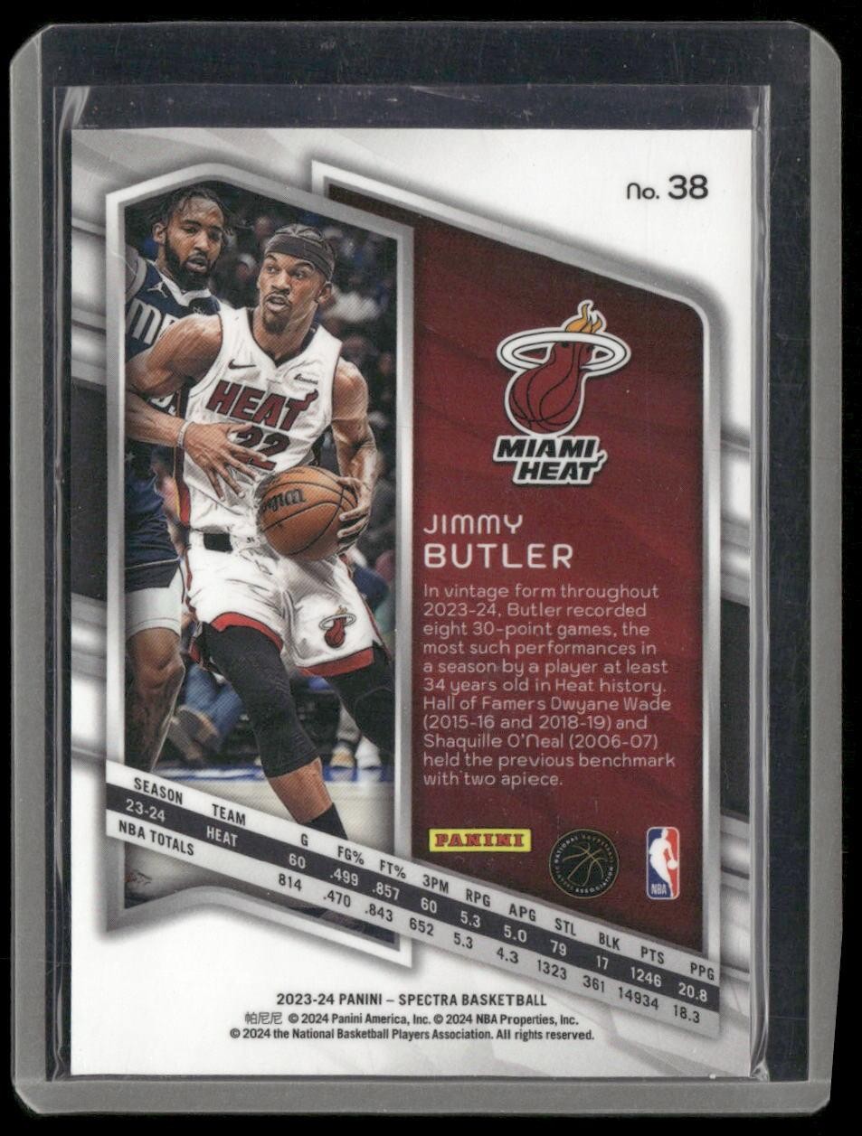 2023-24 Panini Spectra #38 Jimmy Butler