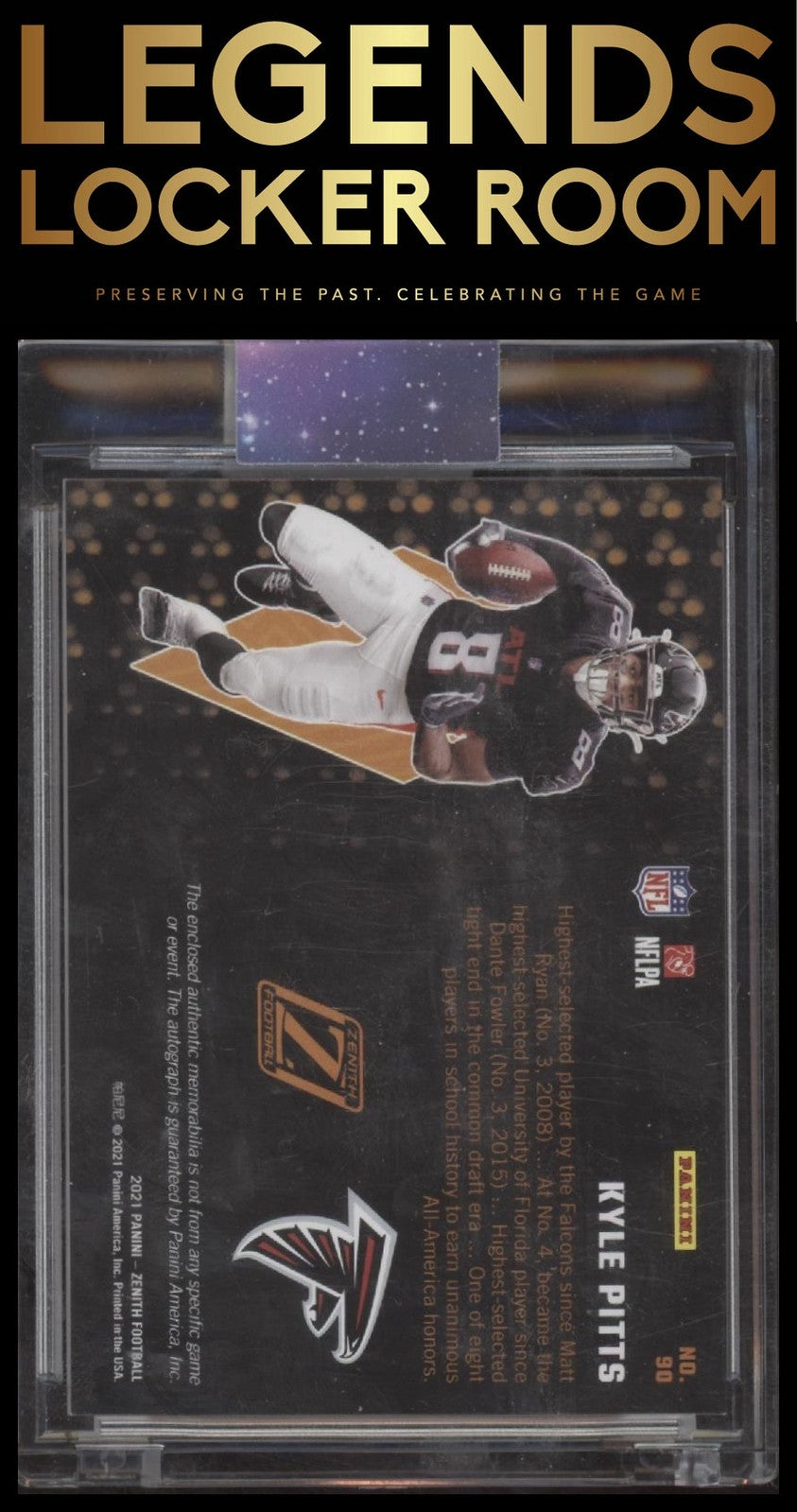 2021 Zenith #90 Kyle Pitts #/125