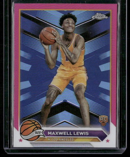 2023-24 Topps Chrome #16 Maxwell Lewis Magenta Refractors