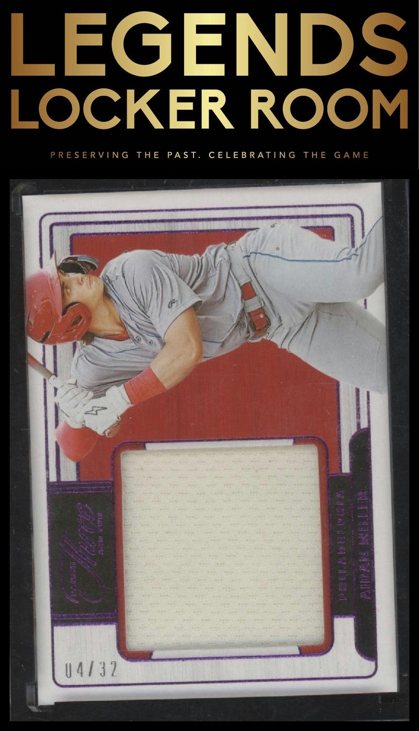 AIDAN MILLER 2024 PANINI THREE AND TWO JUMBO PATCH BLUE FULL COUNT /32