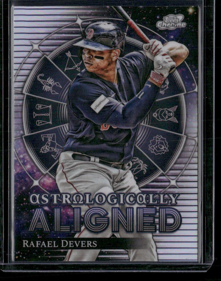 2024 Topps Chrome Cosmic #AA-20 Rafael Devers Astrologically Aligned