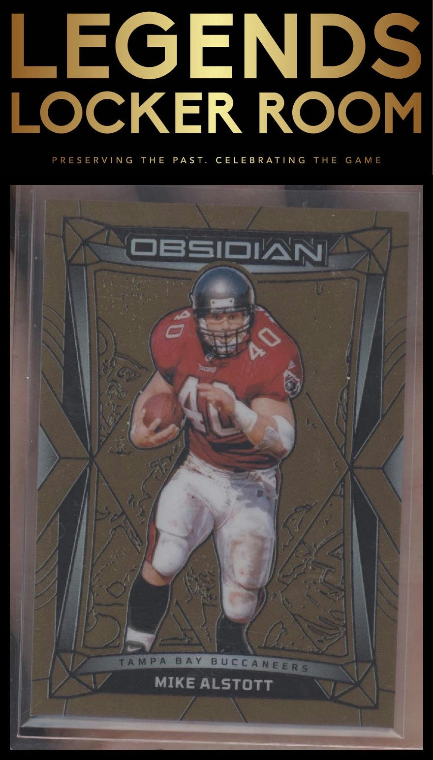 2024 Panini Obsidian Mike Alstott Gold /10