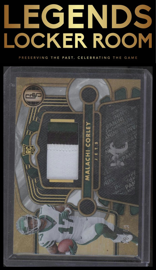2024 Panini Gold Standard #212 Malachi Corley Auto Patch White Gold #/49