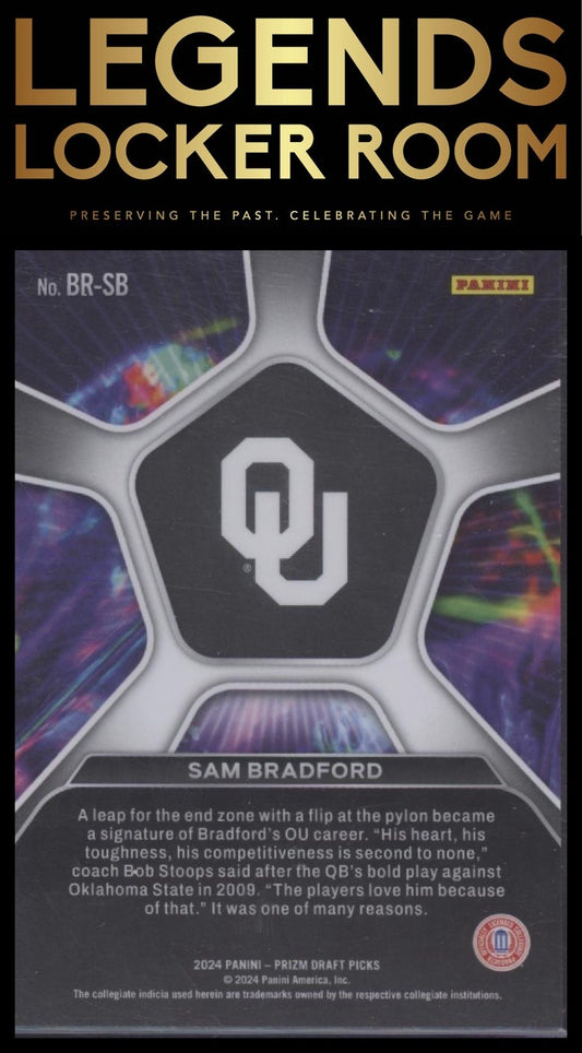 2024 Panini Prizm Draft Picks #BR-SB Sam Bradford Brilliance