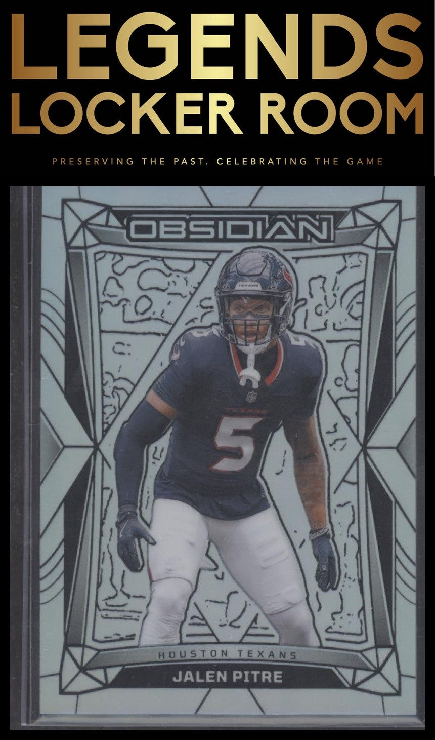 2024 Panini Obsidian Jalen Pitre Base Silver /75