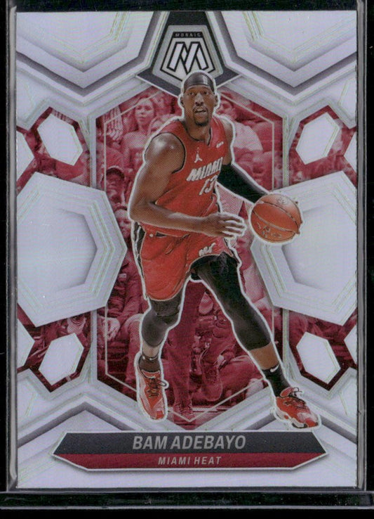 2023-24 Panini Mosaic #26 Bam Adebayo Silver