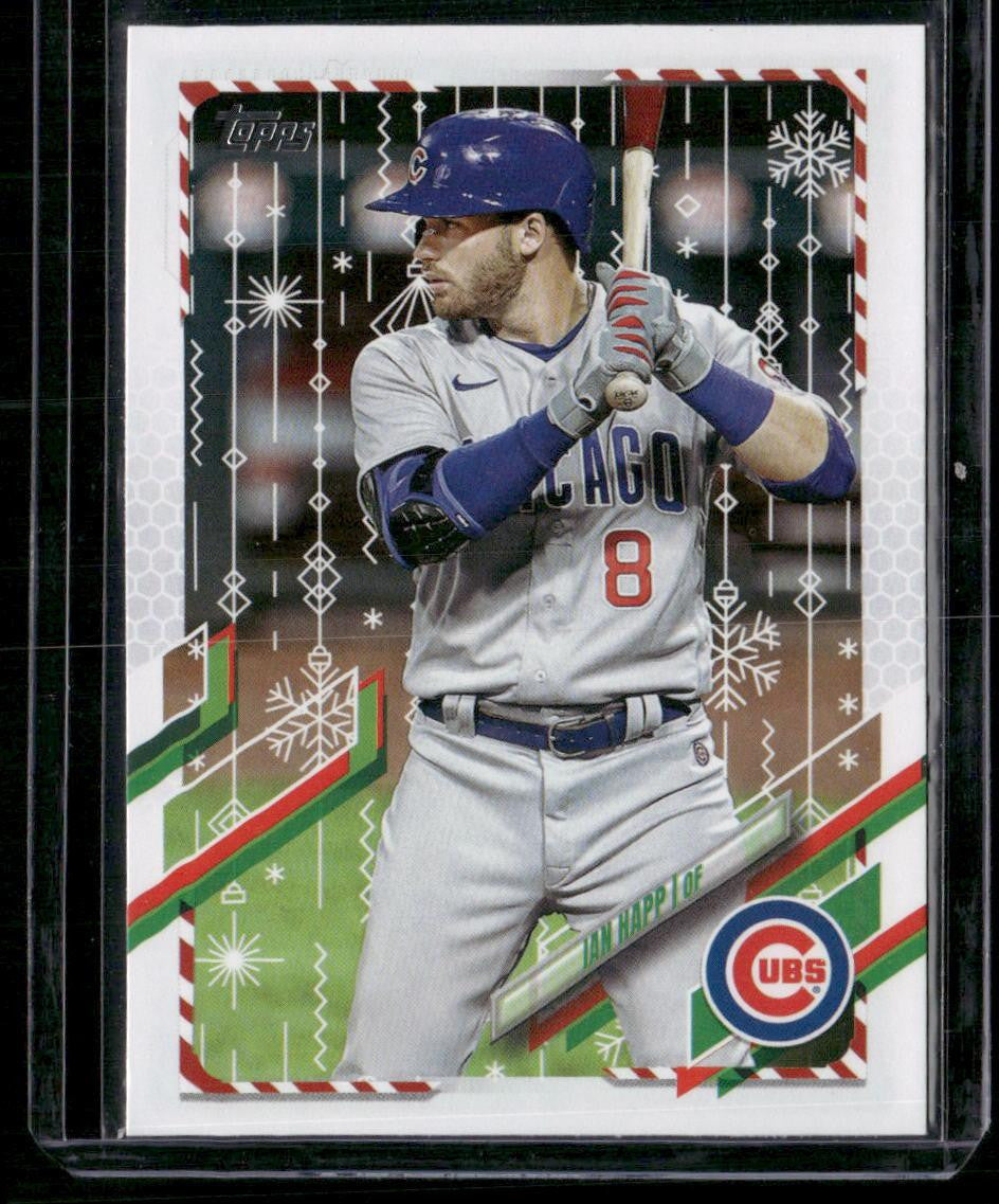 2021 Topps Holiday #HW199 Ian Happ Metallic Holiday