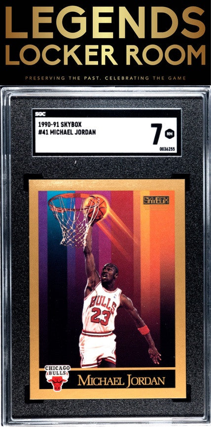 1990-91 Skybox #41 Michael Jordan SGC 7