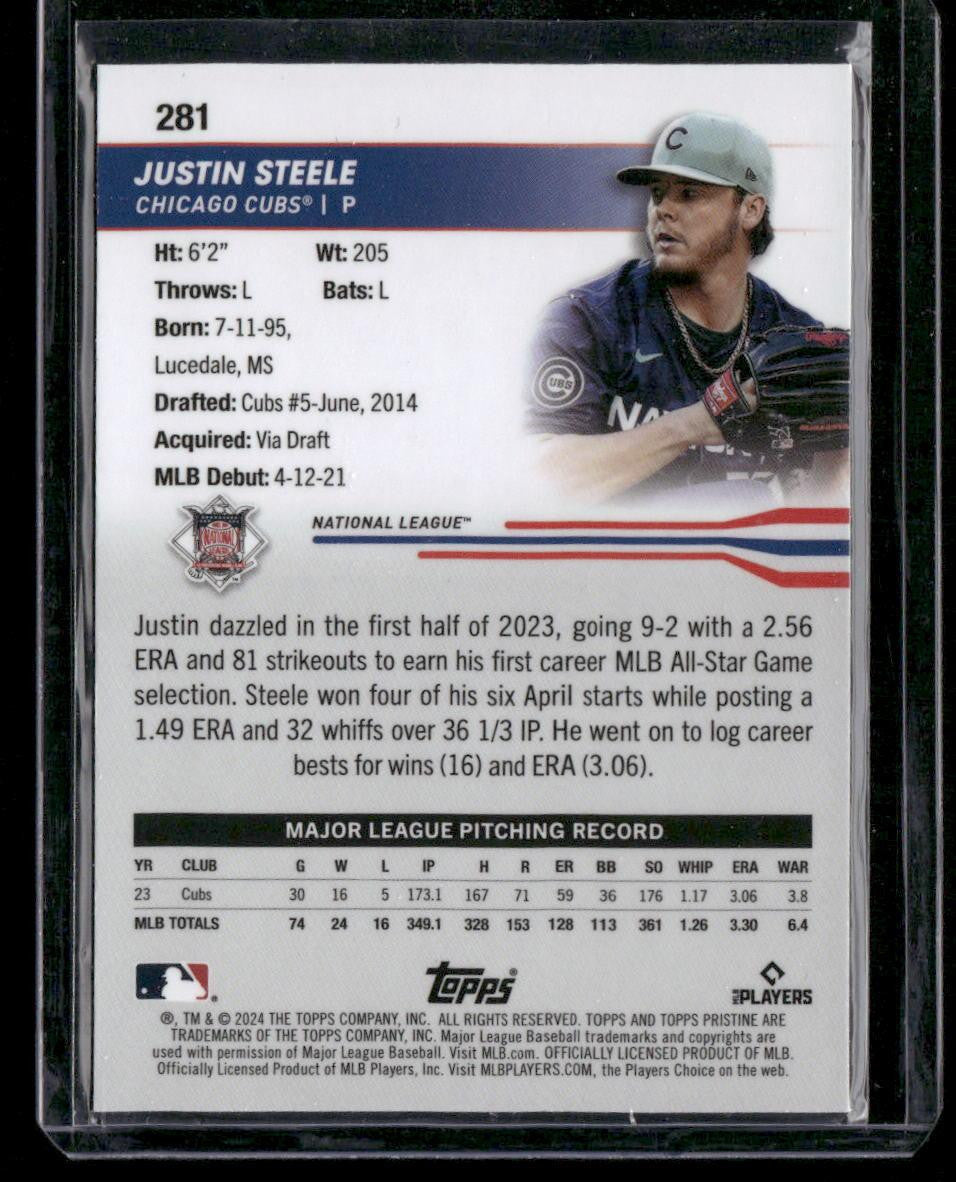2024 Topps Pristine #281 Justin Steele