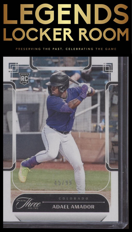 2024 Panini Three and Two #96 Adael Amador #/99