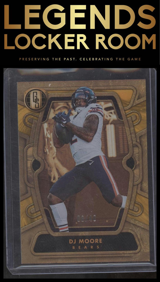 2024 Panini Gold Standard #15 DJ Moore Citrine #/40