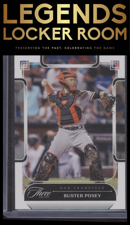 2024 Panini Three and Two #90 Buster Posey #/99