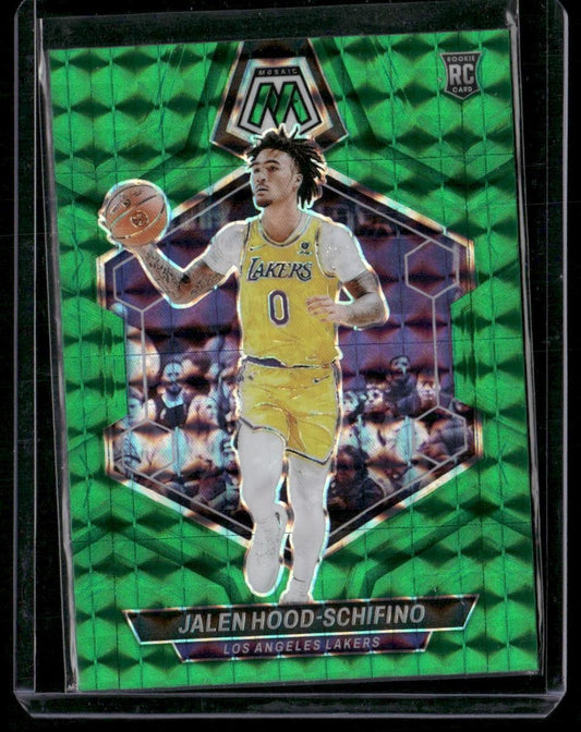 2023-24 Panini Mosaic #223 Jalen Hood-Schifino Green