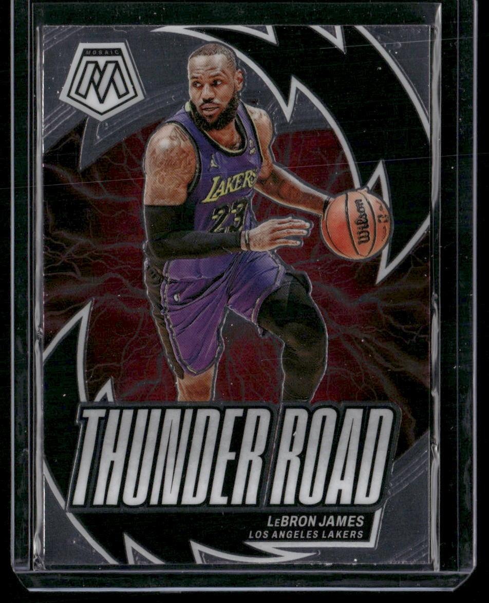 2023-24 Panini Mosaic #9 LeBron James Thunder Road