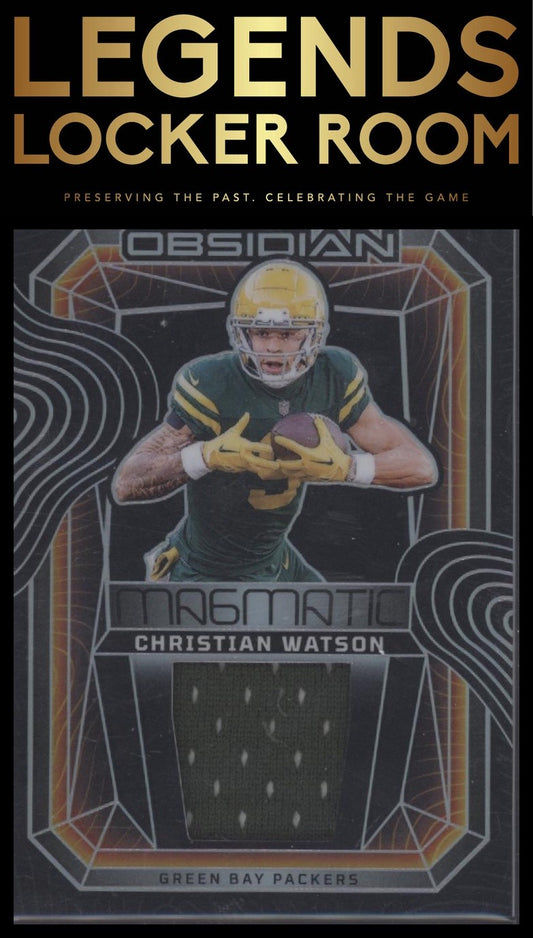 2024 Panini Obsidian - Magmatic Memorabilia #14 Christian Watson