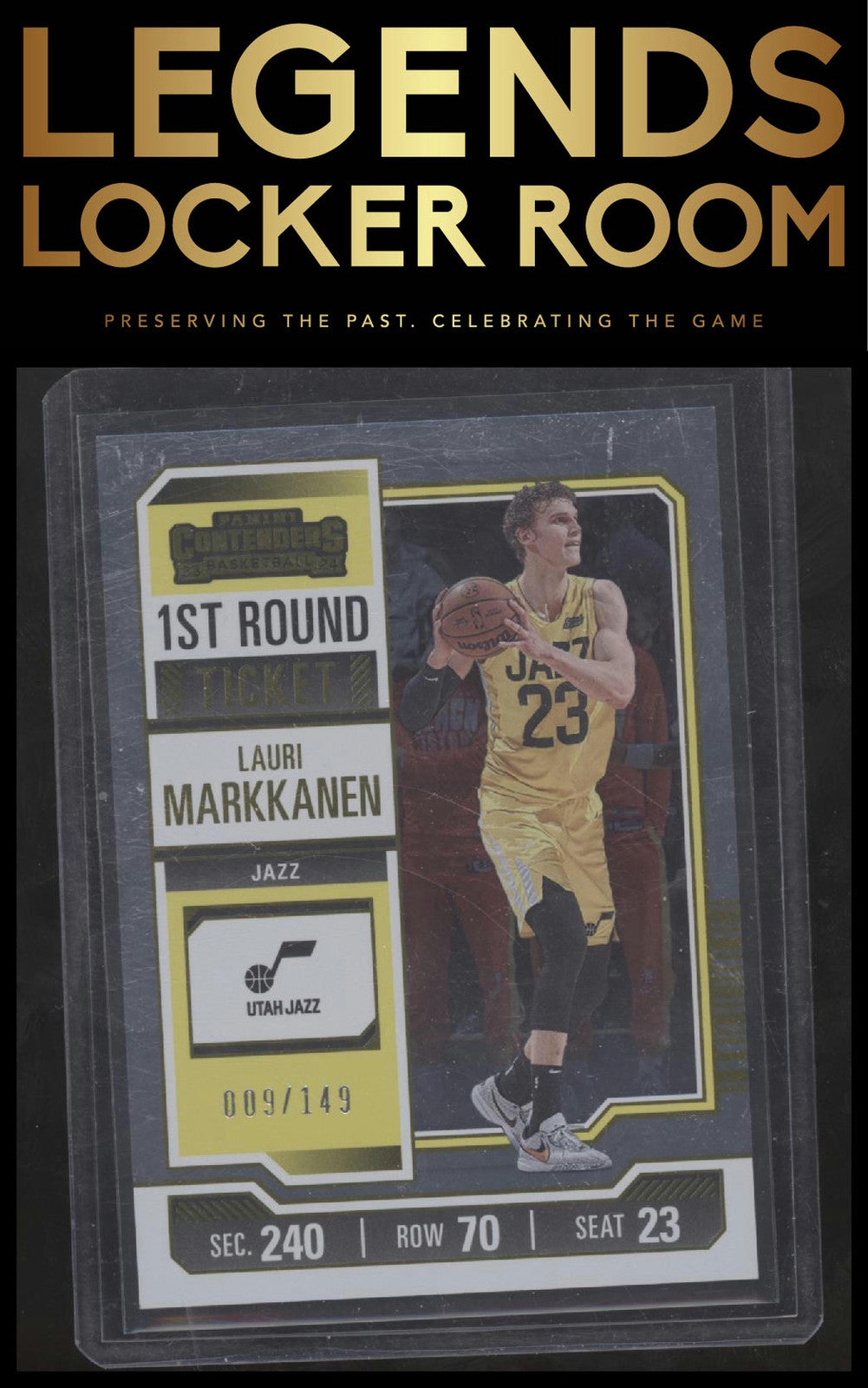 2023-24 Panini Contenders #3 Lauri Markkanen First Round Ticket #/149