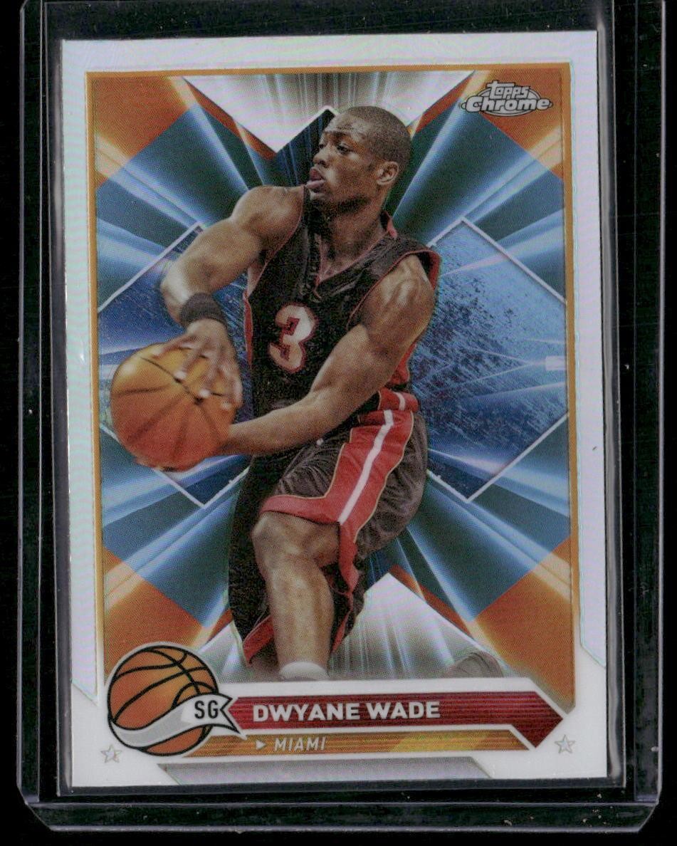 2023-24 Topps Chrome #154 Dwyane Wade Refractors